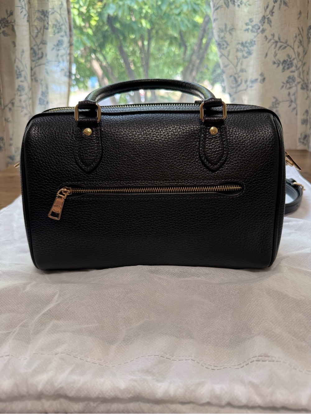 Coach Black Pebbled Leather Medium Rowan - Picture 3 of 9